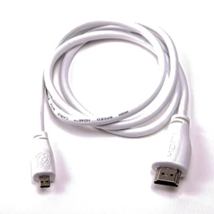 Official Micro-HDMI (Male) to Standard HDMI (Male) Cable for Raspberry Pi